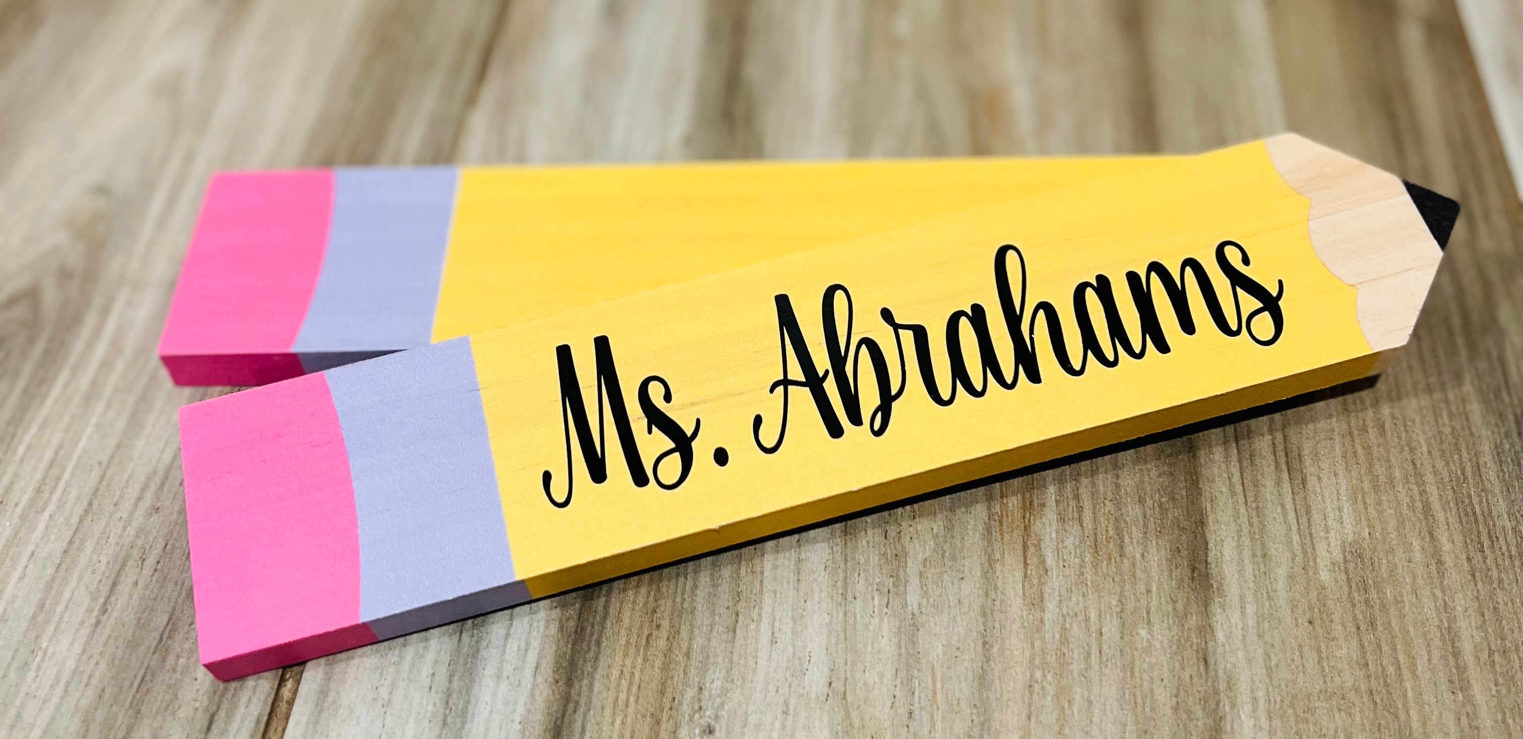 Personalized Wooden Pencil Handmade by Alanah