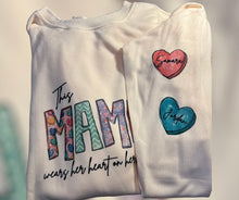 Load image into Gallery viewer, Wears heart on her sleeve shirt