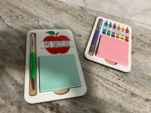 Load image into Gallery viewer, Personalized Post-It Note and Pen Holder
