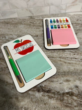 Load image into Gallery viewer, Personalized Post-It Note and Pen Holder
