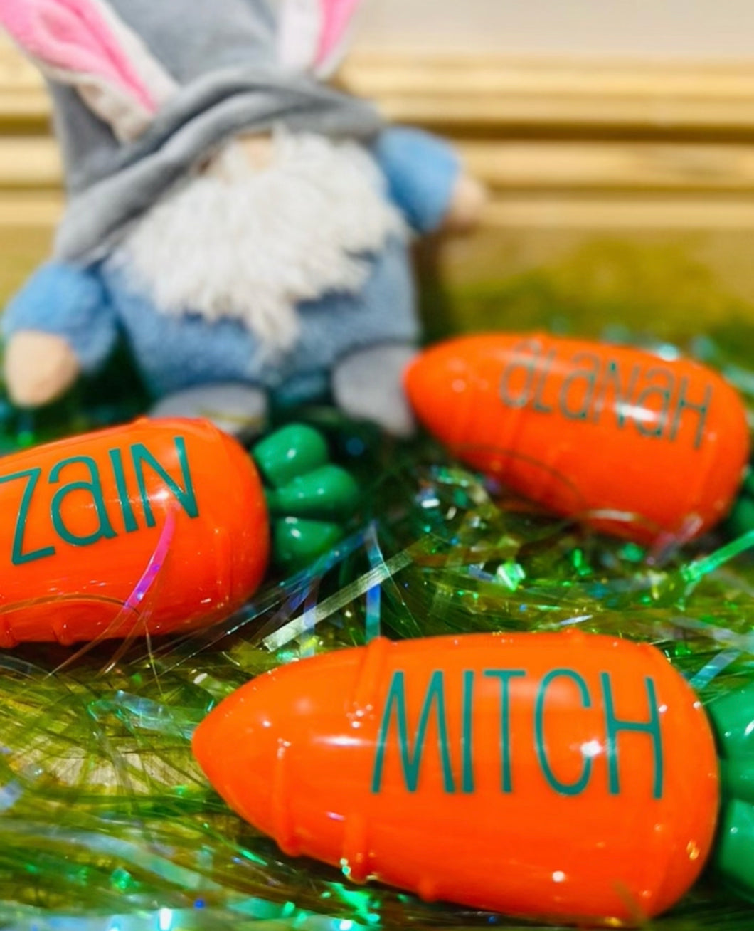 Personalized Easter Carrot