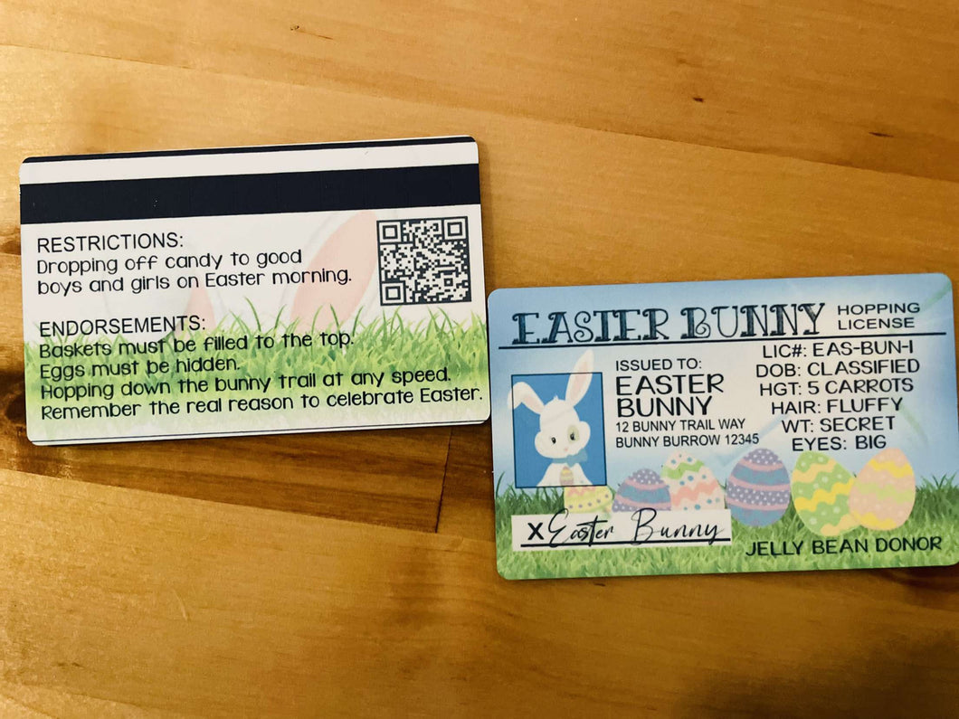 Bunny Eyes Plastic Card